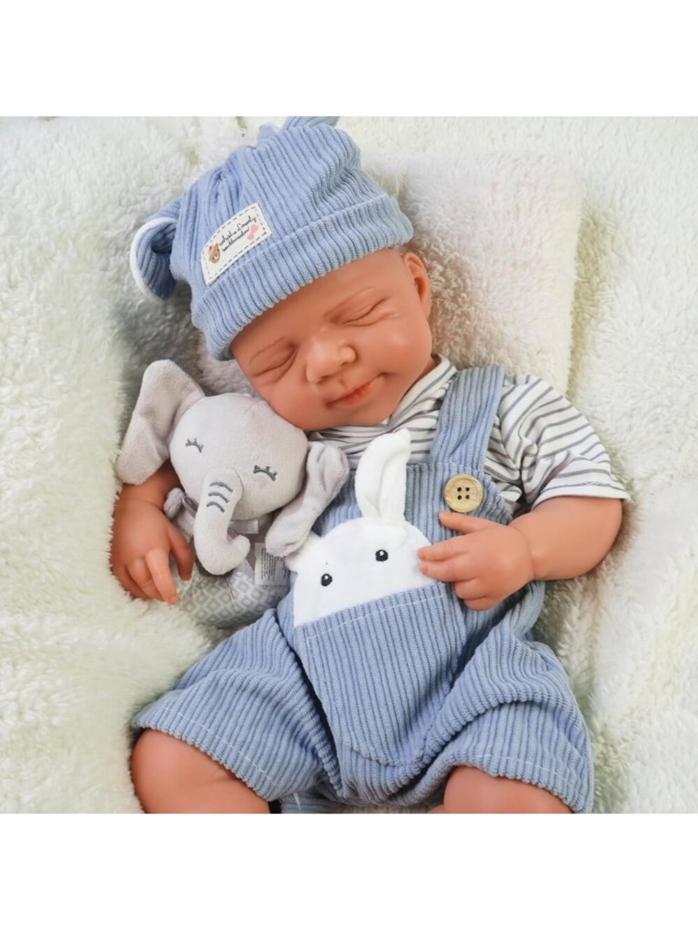 20in Full Body Silicone Baby Boy Doll 6.9lb Weighted Waterproof